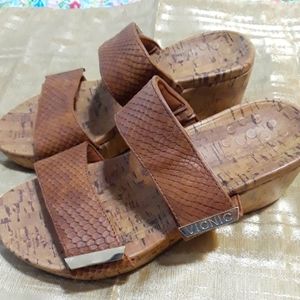 Vionic velcro strap sandals